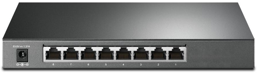 TP-Link JetStream 8-Port Gigabit Smart Switch with 4-Port PoE+ - Afbeelding 2