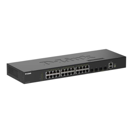 D-Link 28-Port Gigabit Stackable Smart Managed Switch with 4 x 10G SFP+ Ports - Afbeelding 2
