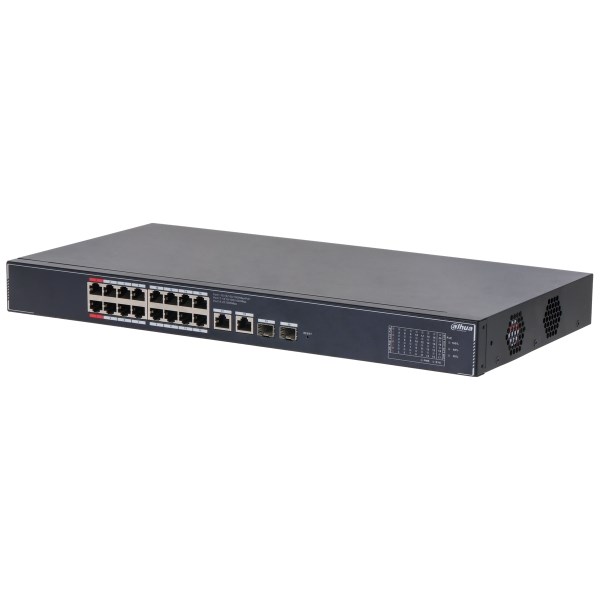 Dahua Technology SG4020LP network switch Managed L2 Gigabit Ethernet (10/100/1000) Power over Ethernet (PoE) Black - Afbeelding 2