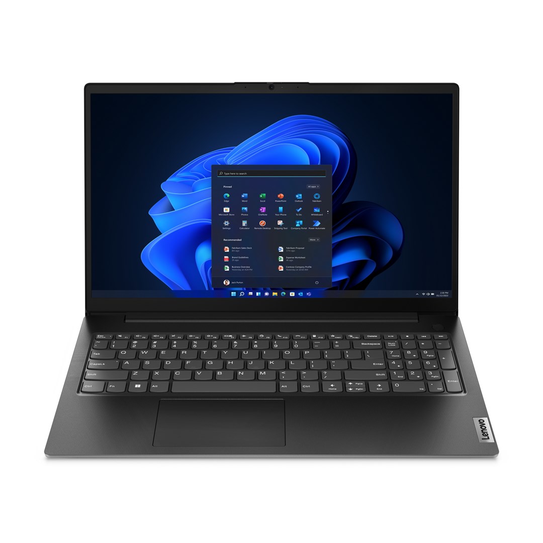 Lenovo V15 G4 AMN AMD Ryzen™ 5 7520U Laptop 39.6 cm (15.6") Full HD 16 GB LPDDR5-SDRAM 256 GB SSD Wi-Fi 5 (802.11ac) Windows 11 Pro UK English Black - Afbeelding 2