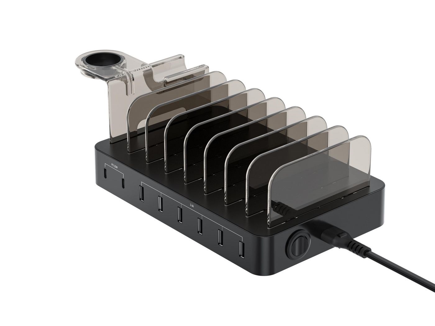Conceptronic OZUL 8-Port 75W USB PD Charging Station - Afbeelding 2