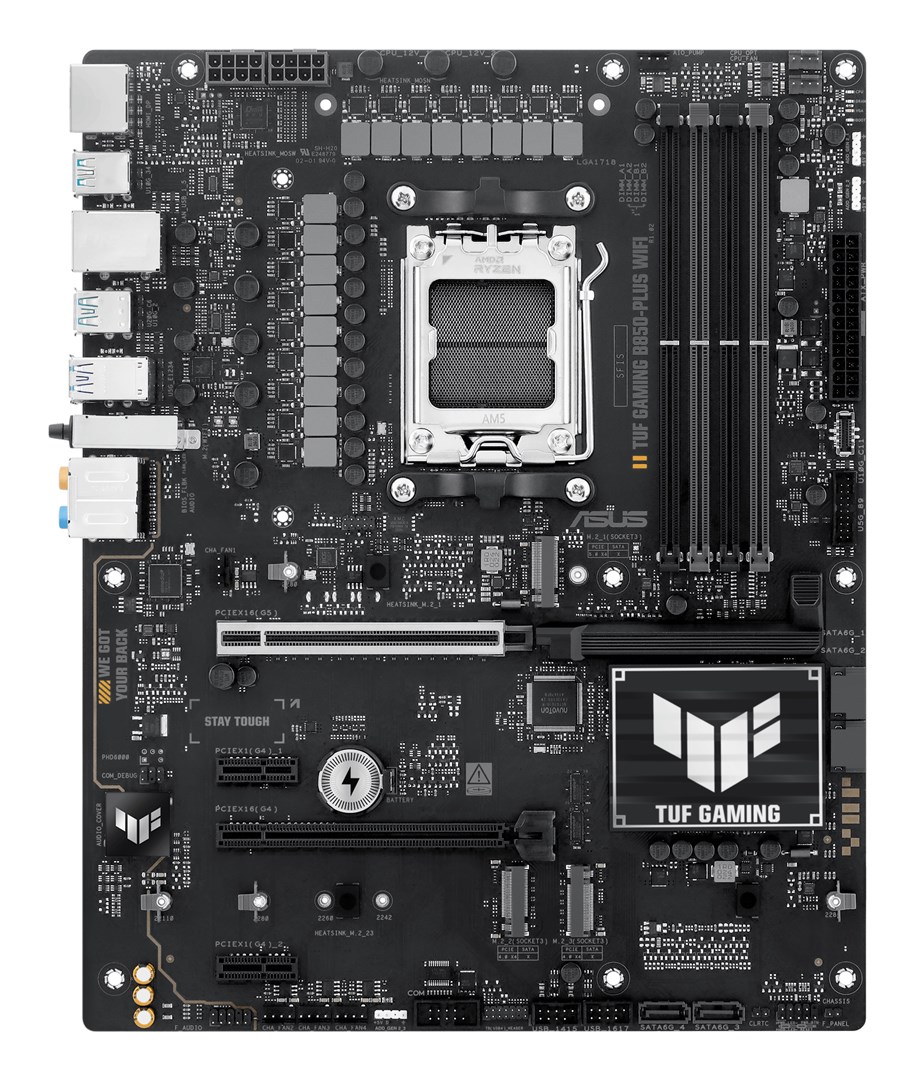 ASUS TUF GAMING B850-PLUS WIFI AMD B850 Socket AM5 ATX - Afbeelding 10