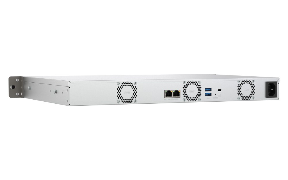 QNAP TS-433eU NAS Rack (1U) Cortex-A Cortex-A55 4 GB 0 TB QNAP Turbo System Black - Afbeelding 2