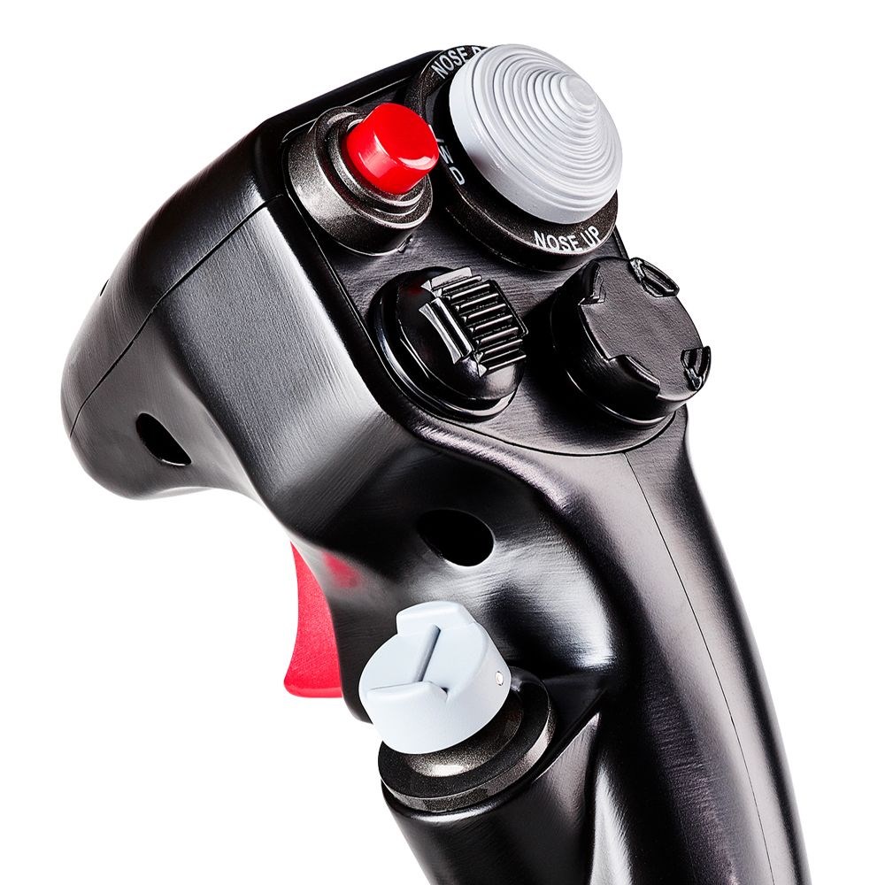 Thrustmaster F-16C VIPER HOTAS Add-On Grip Black Flightstick Analogue / Digital PC - Afbeelding 4
