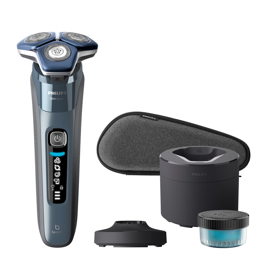 Philips SHAVER Series 7000 S7882/55 Wet and dry electric shaver, cleaning pod & pouch - Afbeelding 4