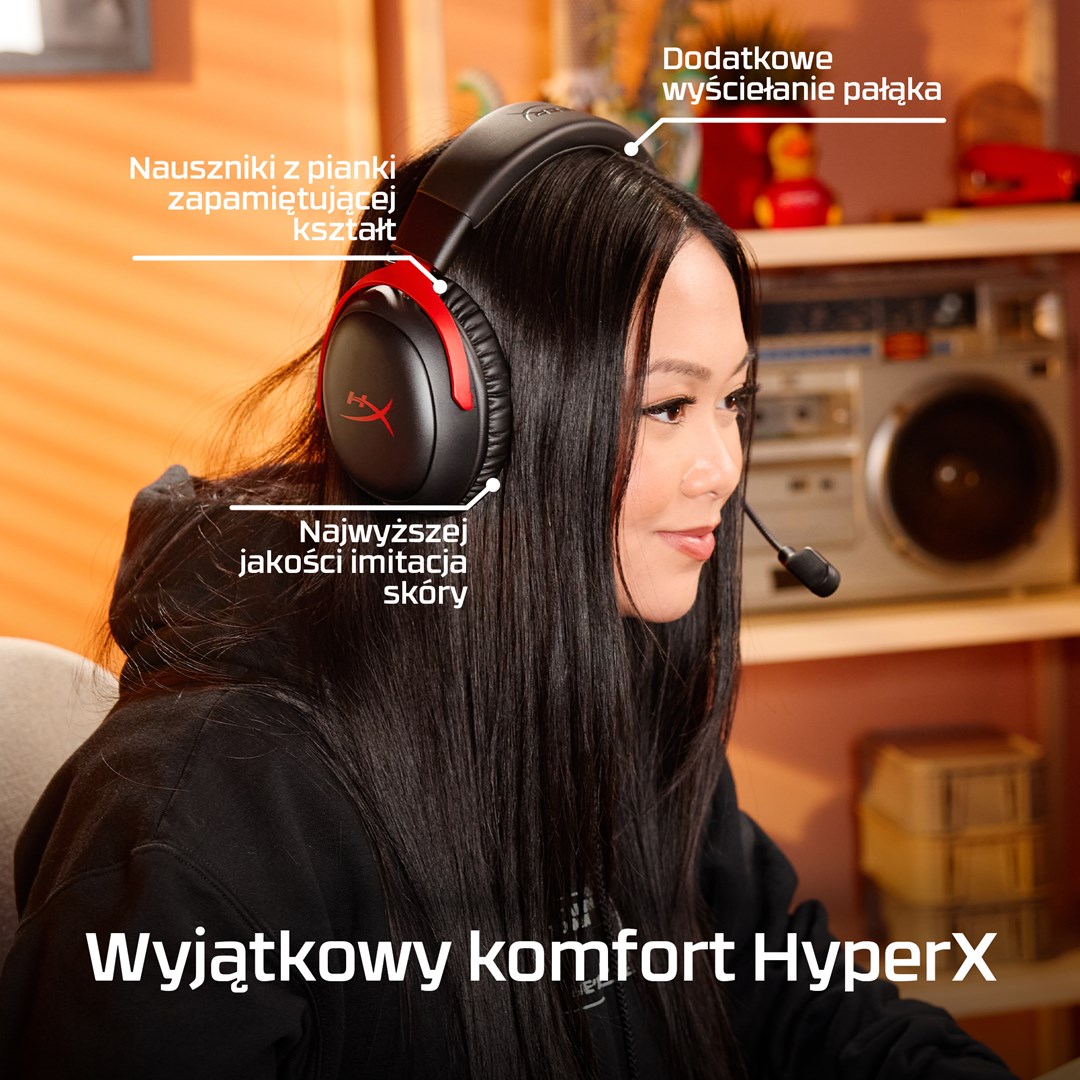 HyperX Cloud III S Wireless - Gaming Headset (Black) - Afbeelding 8