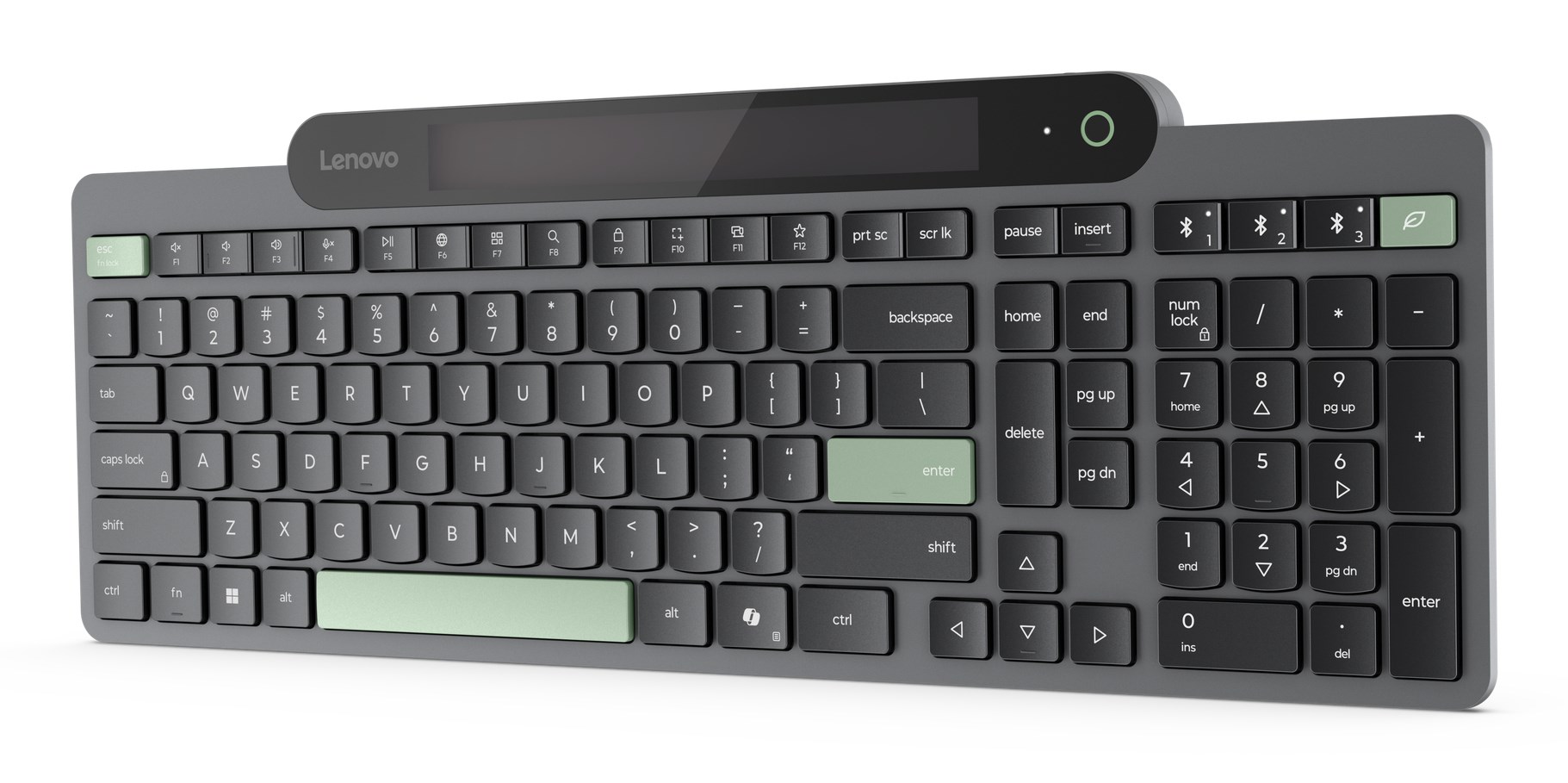 Lenovo 4Y41R69489 keyboard Home/Office Bluetooth US English Black, Green - Afbeelding 8