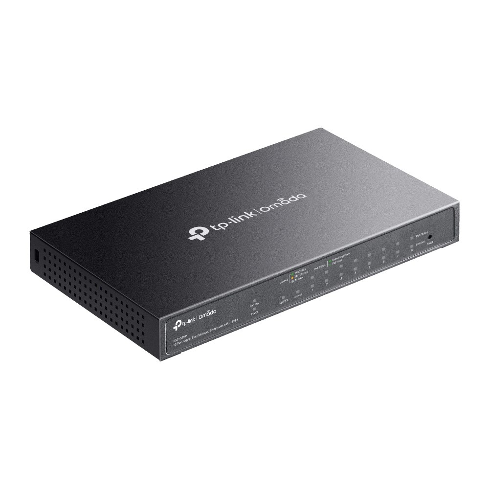 TP-Link Omada 10-Port Gigabit Easy Managed Switch with 8-Port PoE+ - Afbeelding 4