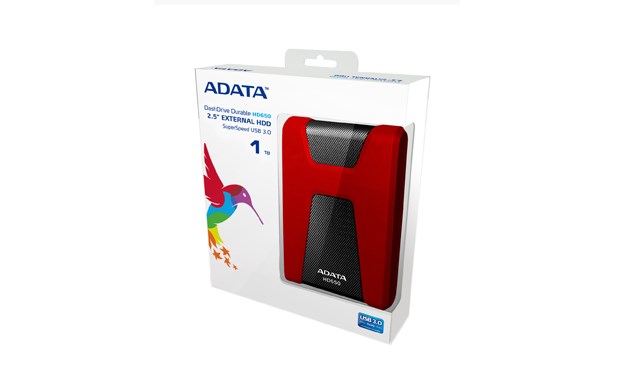 ADATA DashDrive Durable HD650 external hard drive 1000 GB Red - Afbeelding 2