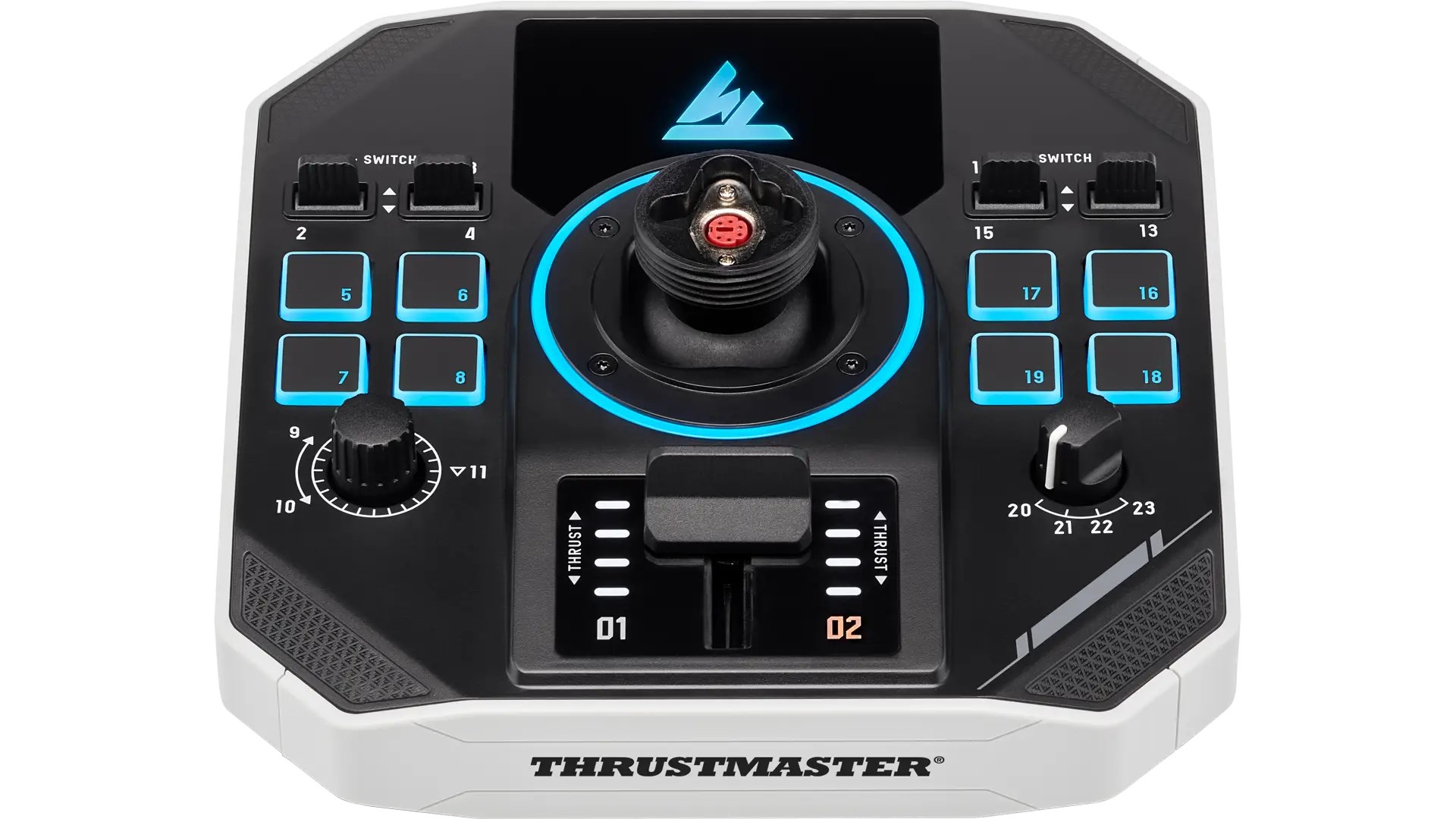 Thrustmaster Sol-R 1 Flightstick Black, White USB Analogue / Digital PC - Afbeelding 4