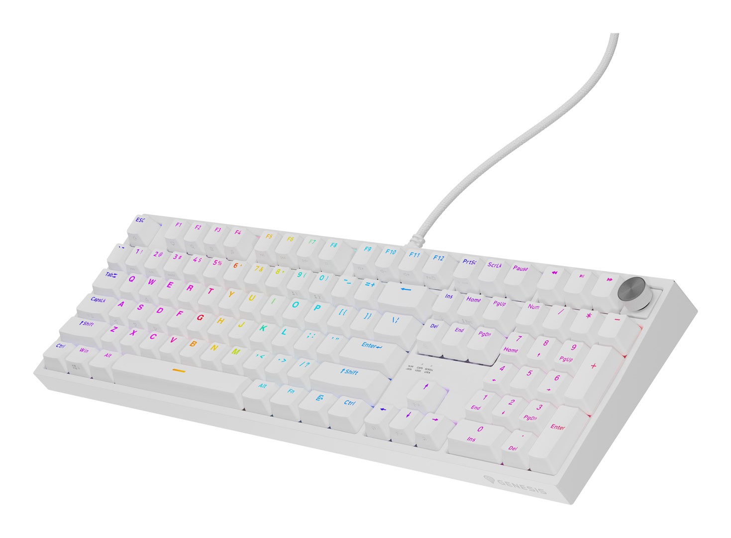 GENESIS NKG-2300 keyboard Universal USB QWERTY English White - Afbeelding 7