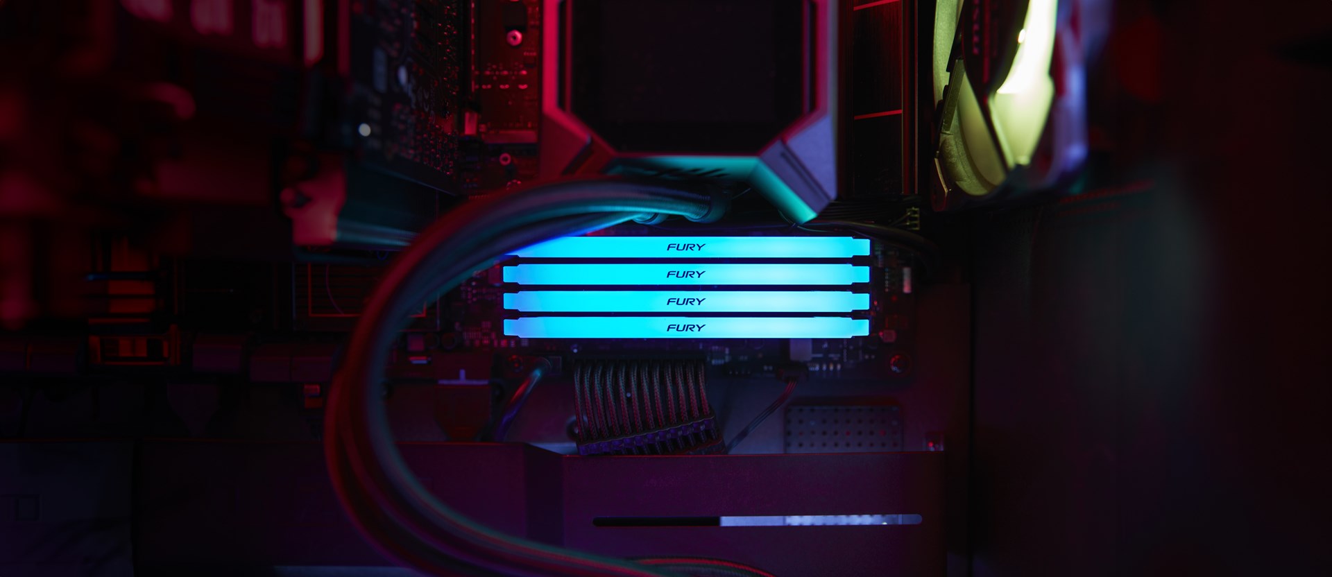 Kingston Technology FURY Beast 32GB 3600MT/s DDR4 CL18 DIMM (Kit of 2) RGB - Afbeelding 6