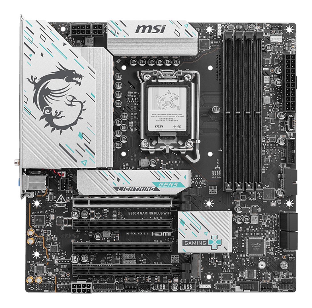 MSI B860M GAMING PLUS WIFI motherboard Intel B860 LGA 1851 (Socket V1) micro ATX - Afbeelding 2