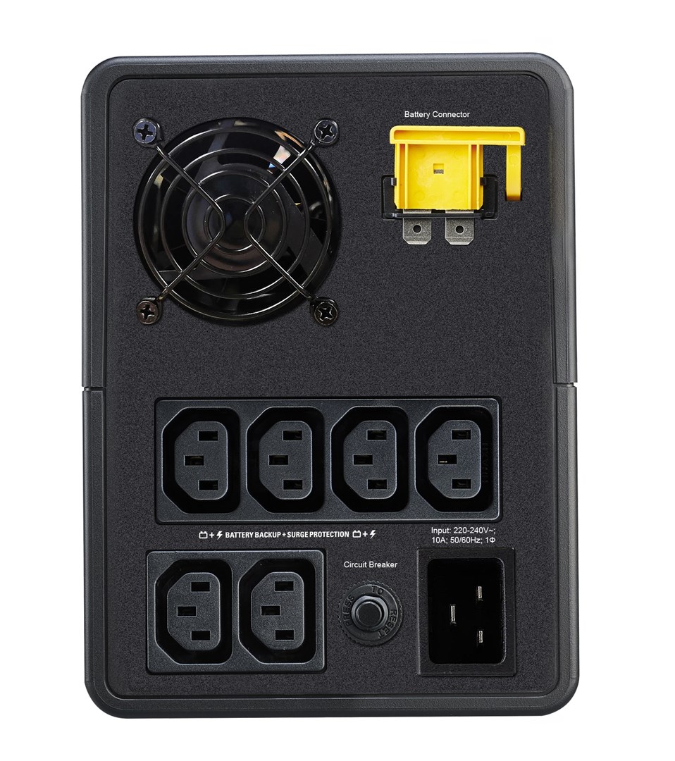 APC Easy UPS uninterruptible power supply (UPS) Line-Interactive 2.2 kVA 1200 W 6 AC outlet(s) - Afbeelding 3