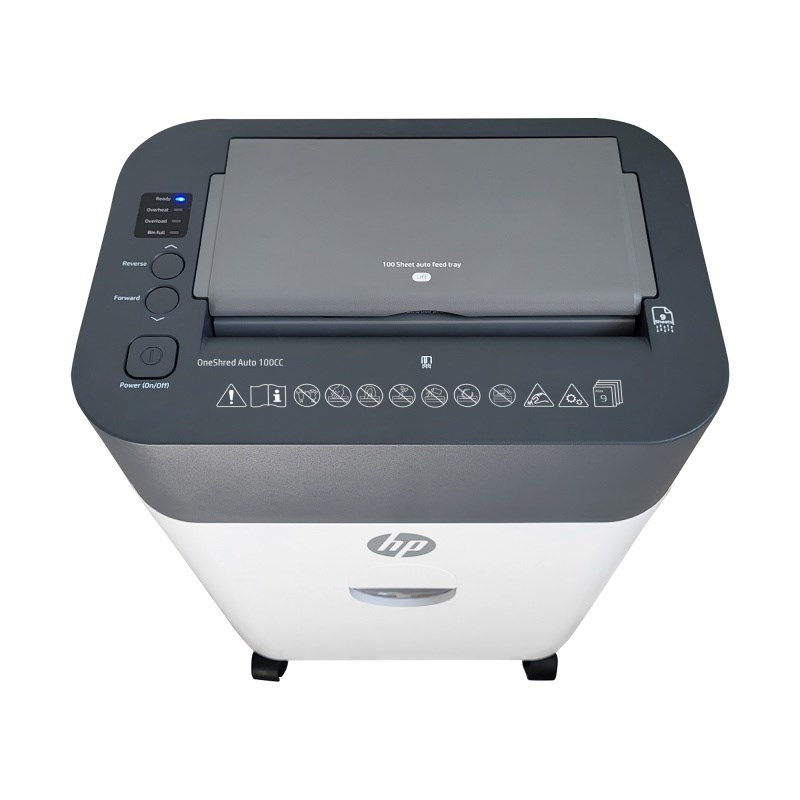 HP ONESHRED Auto 100CC white-gray shredder - Afbeelding 2