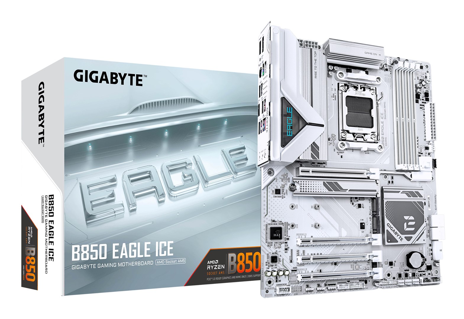 Gigabyte B850 EAGLE ICE Motherboard (B850, AM5, ATX, DDR5)