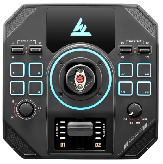 Thrustmaster Sol-R 5 Base Black USB Joystick base Analogue / Digital PC - Afbeelding 3