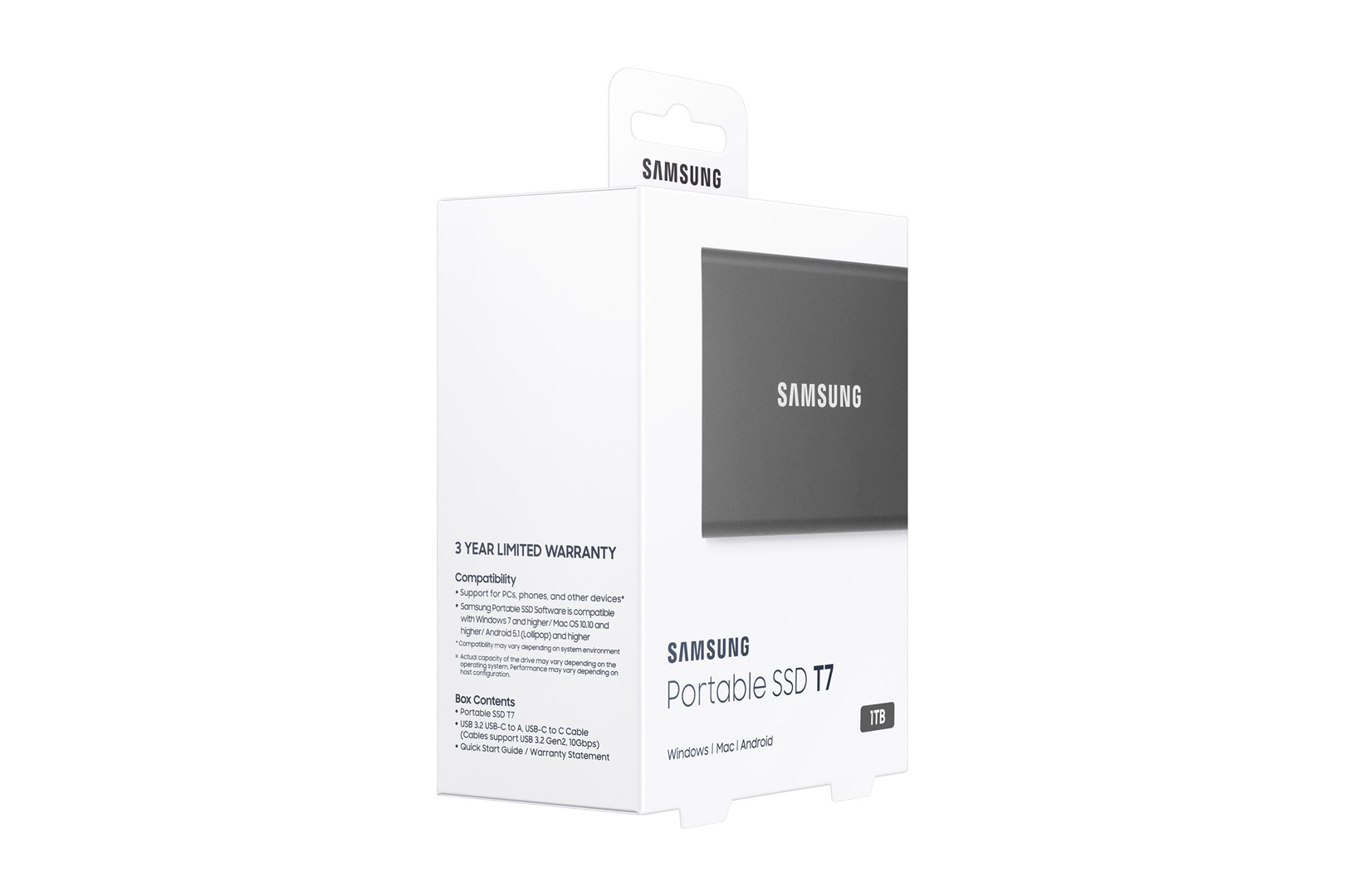 Samsung Portable SSD T7 1 TB USB Type-C 3.2 Gen 2 (3.1 Gen 2) Grey - Afbeelding 10