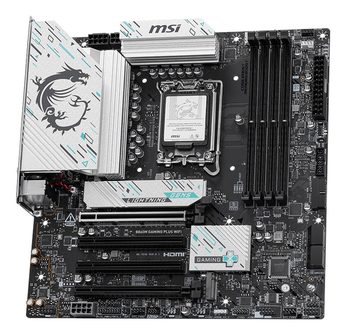 MSI B860M GAMING PLUS WIFI motherboard Intel B860 LGA 1851 (Socket V1) micro ATX - Afbeelding 3
