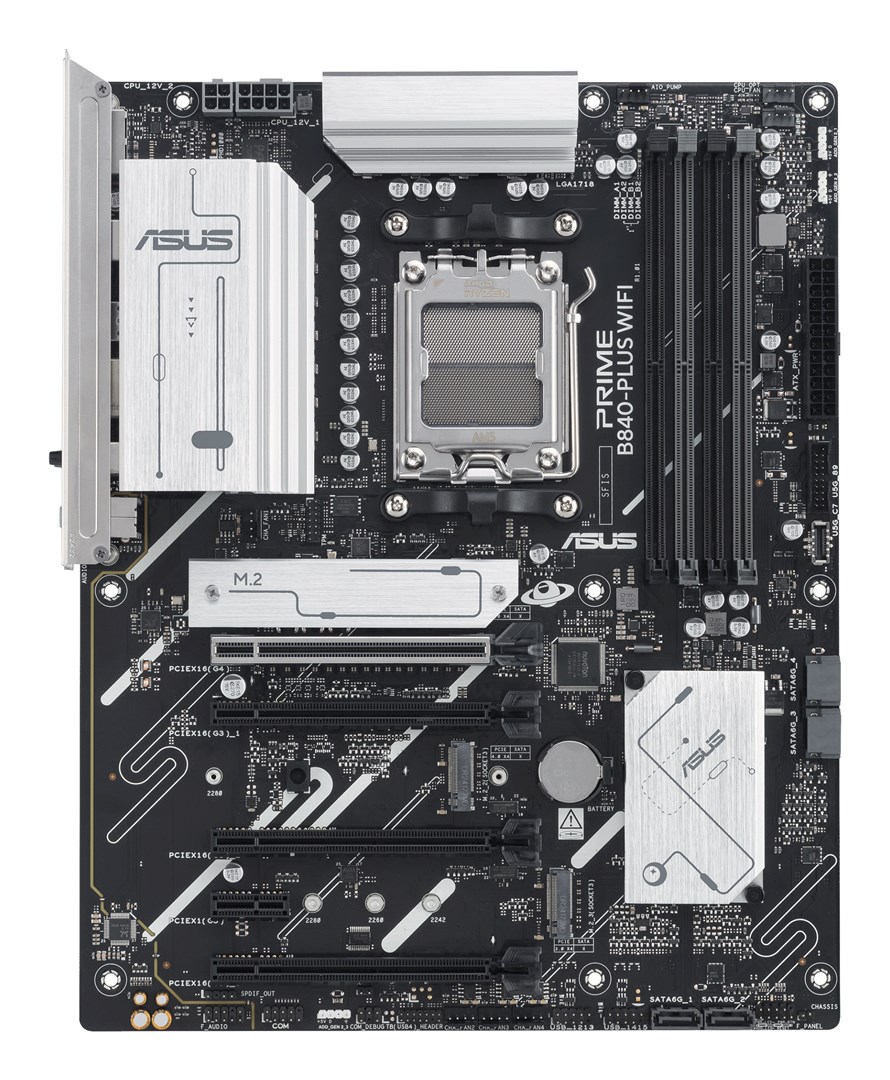 ASUS PRIME B840-PLUS WIFI AMD B840 Socket AM5 ATX - Afbeelding 2