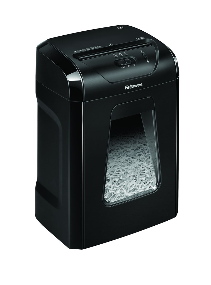 Fellowes Aktenvernichter Powershred 12C schwarz - Afbeelding 4