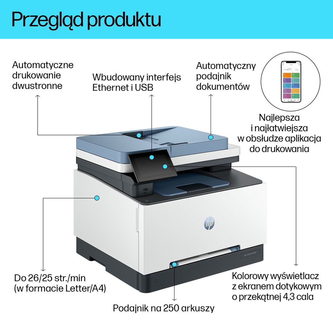 HP Color LaserJet Pro MFP 3302fdn Laser A4 600 x 600 DPI 25 ppm - Afbeelding 2