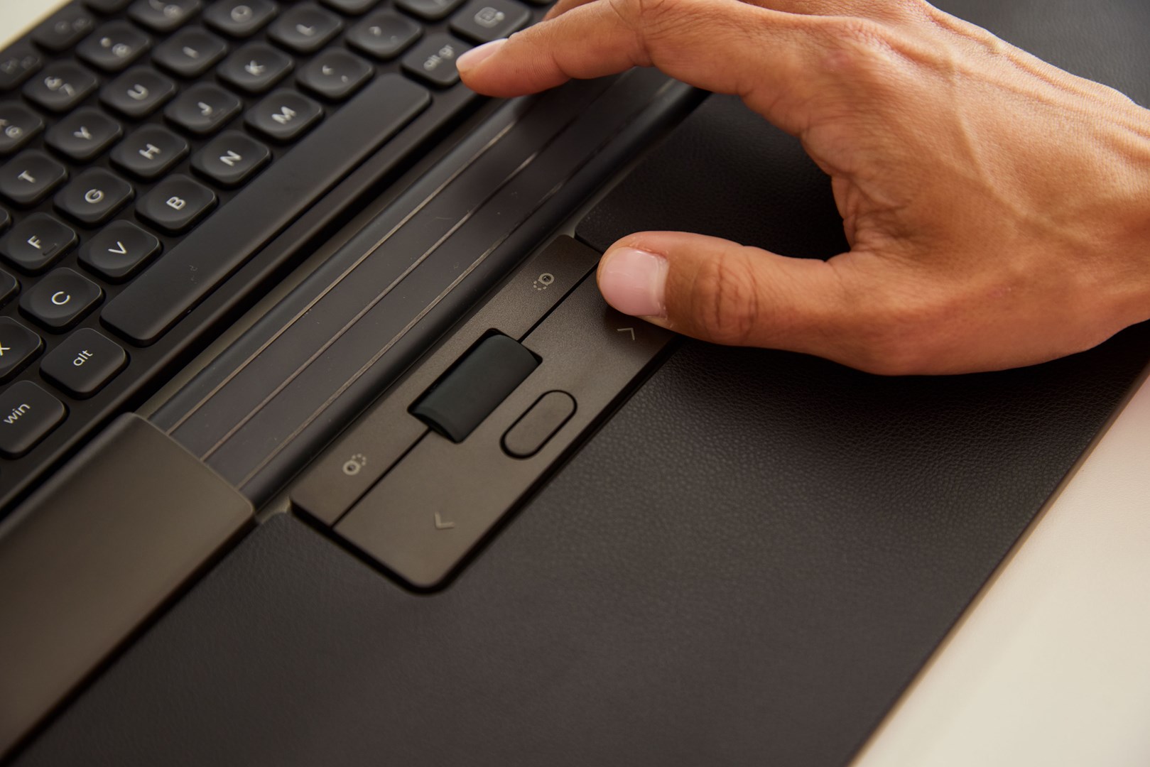 Contour Design SliderMouse Pro Extended Vegan Leather Wrist Rest Wireless - Afbeelding 5
