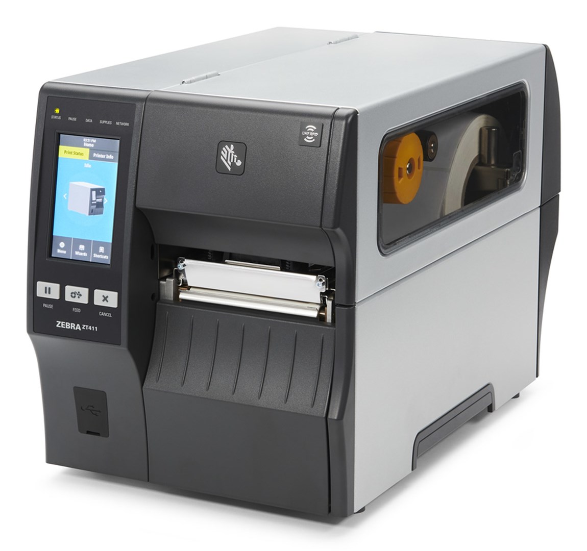 ZT411/Thermal Transfer/203dpi/USB/USB Host/RS232/Ethernet/Bluetooth 4.1/MFi Label Printer