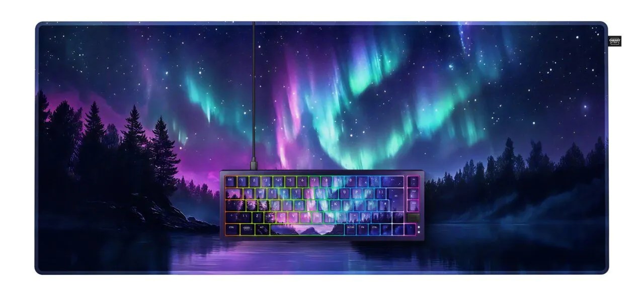 CHERRY NORTHERN LIGHT Bundle keyboard Home USB QWERTZ German Multicolour