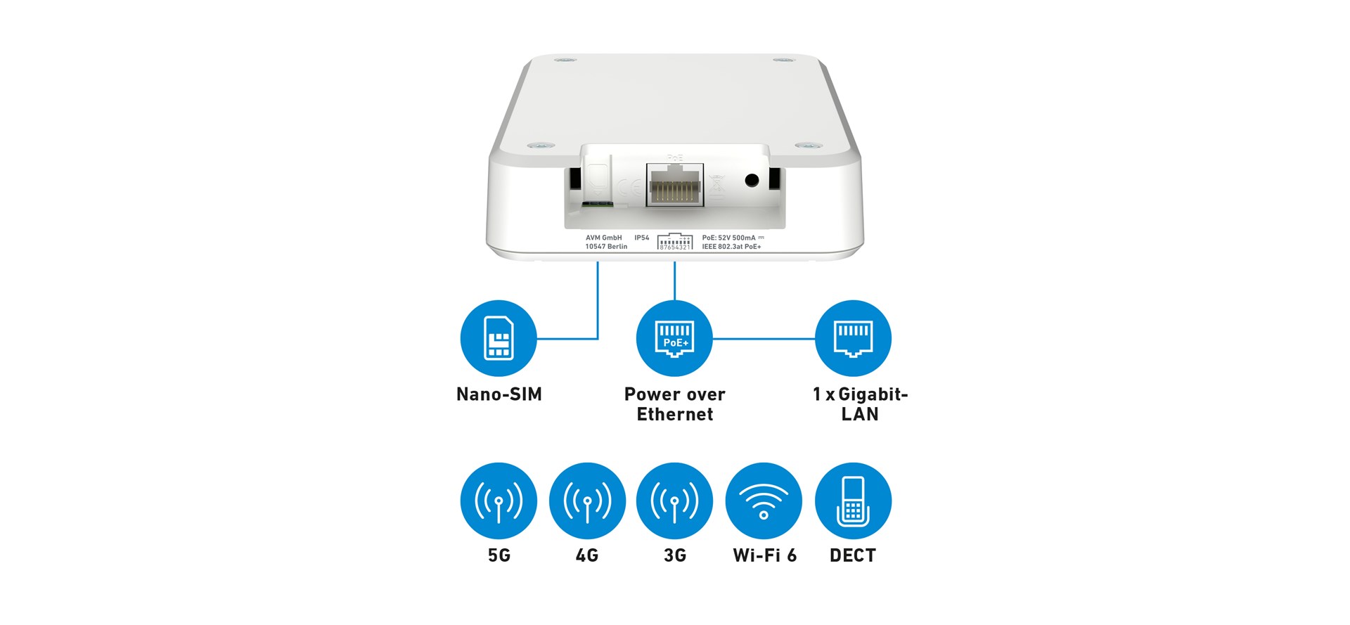 Box FRITZ! 6860 5G Cellular network router - Afbeelding 3