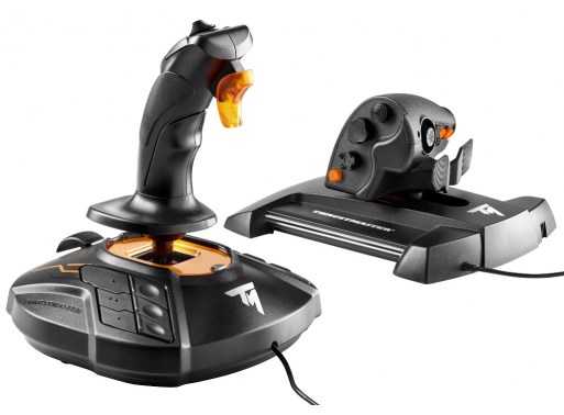 Thrustmaster T-16000M FCS Hotas Black, Orange USB Joystick Analogue / Digital PC - Afbeelding 3