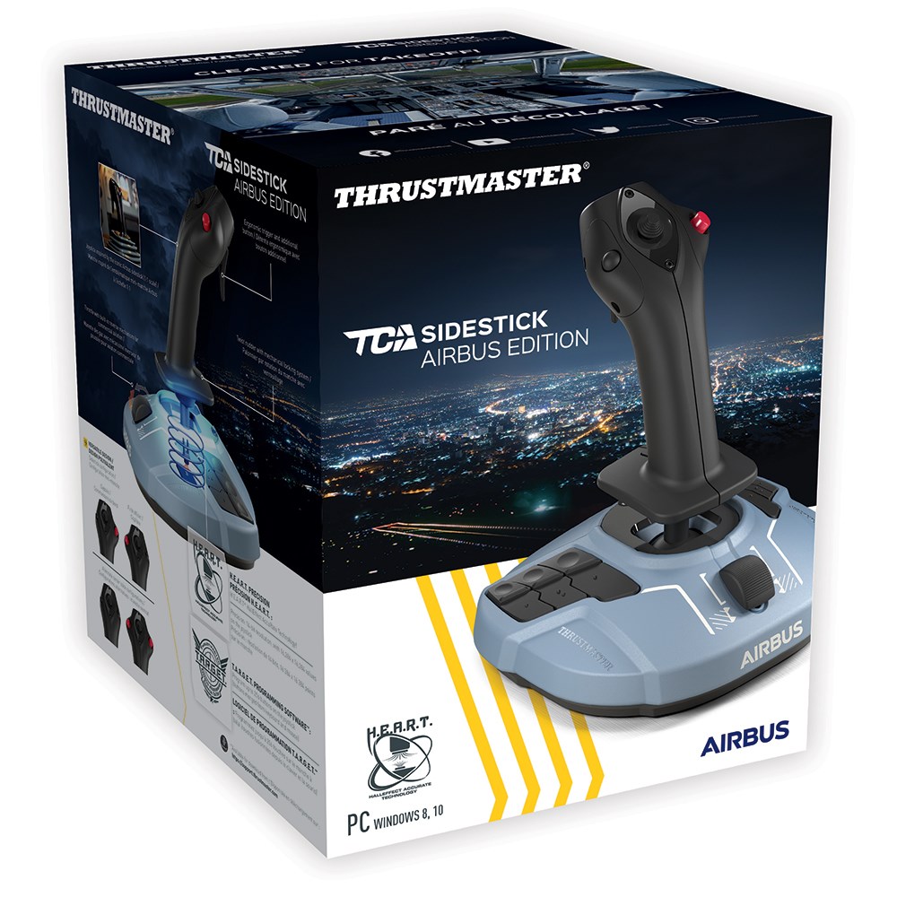 Thrustmaster TCA Sidestick Airbus edition Black, Blue USB Flightstick Analogue / Digital PC - Afbeelding 3