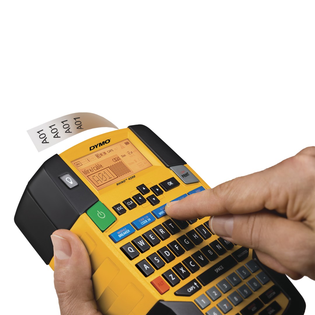 DYMO RHINO 4200 Labeler with QWERTZ Keyboard - Afbeelding 4
