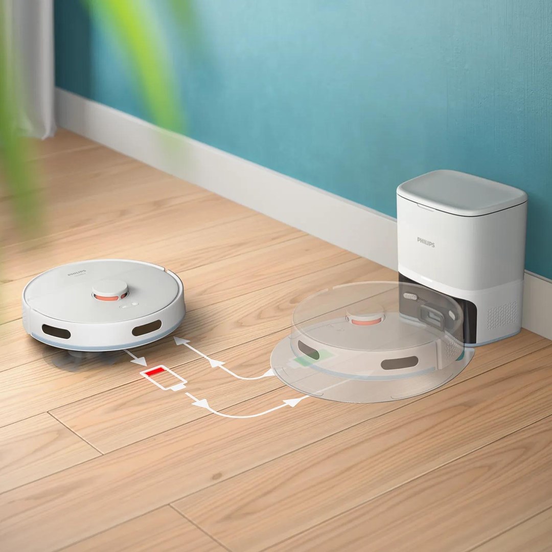 Philips XU2100/20 robot vacuum 0.38 L White - Afbeelding 6