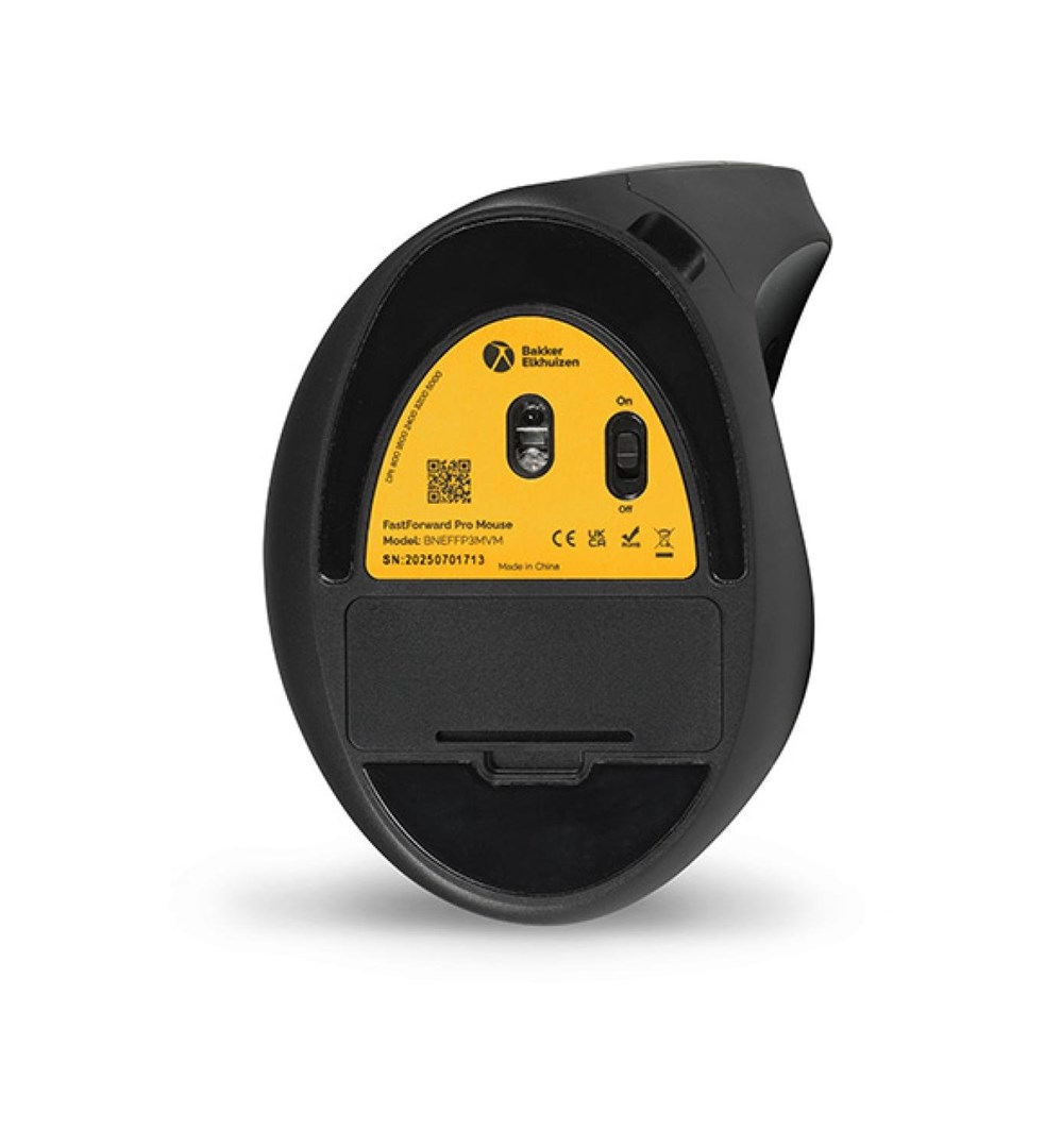 BakkerElkhuizen FastForward Pro mouse Office Right-hand RF Wireless + Bluetooth + USB Type-C Optical 5000 DPI - Afbeelding 7
