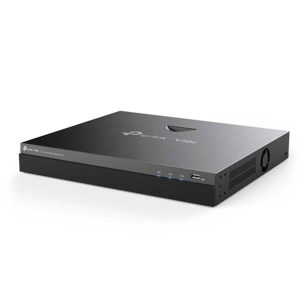 TP-Link VIGI NVR2016H network video recorder Black - Afbeelding 2