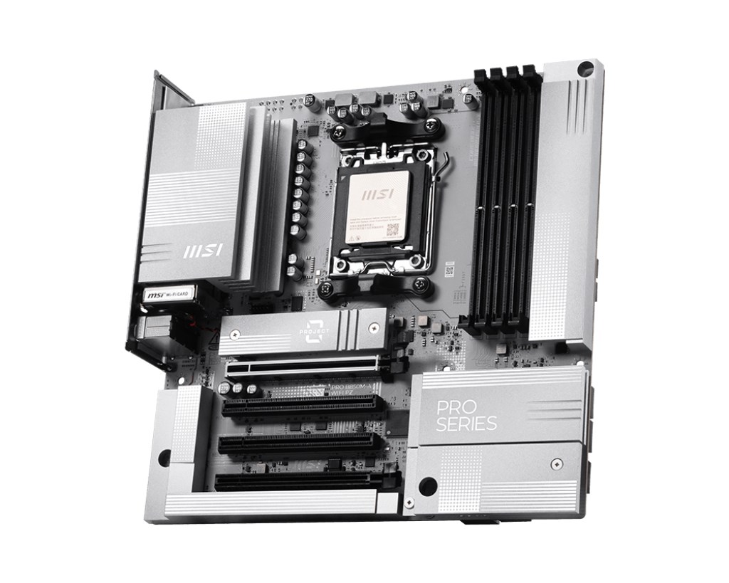 MSI AM5 PRO B850M-A WIFI PZ M-ATX AMD B850 Socket AM5 micro ATX - Afbeelding 2
