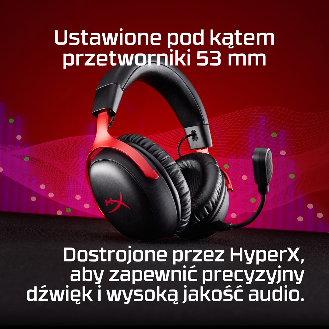 HyperX Cloud III S Wireless - Gaming Headset (Black) - Afbeelding 7