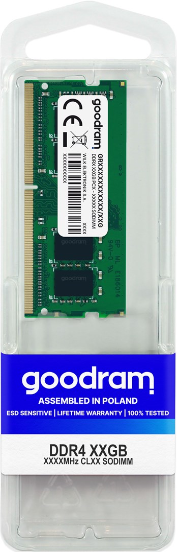 Goodram GR3200S464L22/32G memory module 32 GB 1 x 32 GB DDR4 3200 MHz