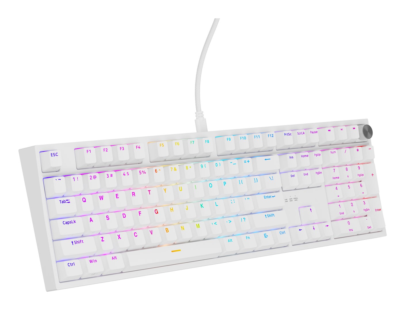 GENESIS NKG-2300 keyboard Universal USB QWERTY English White - Afbeelding 6