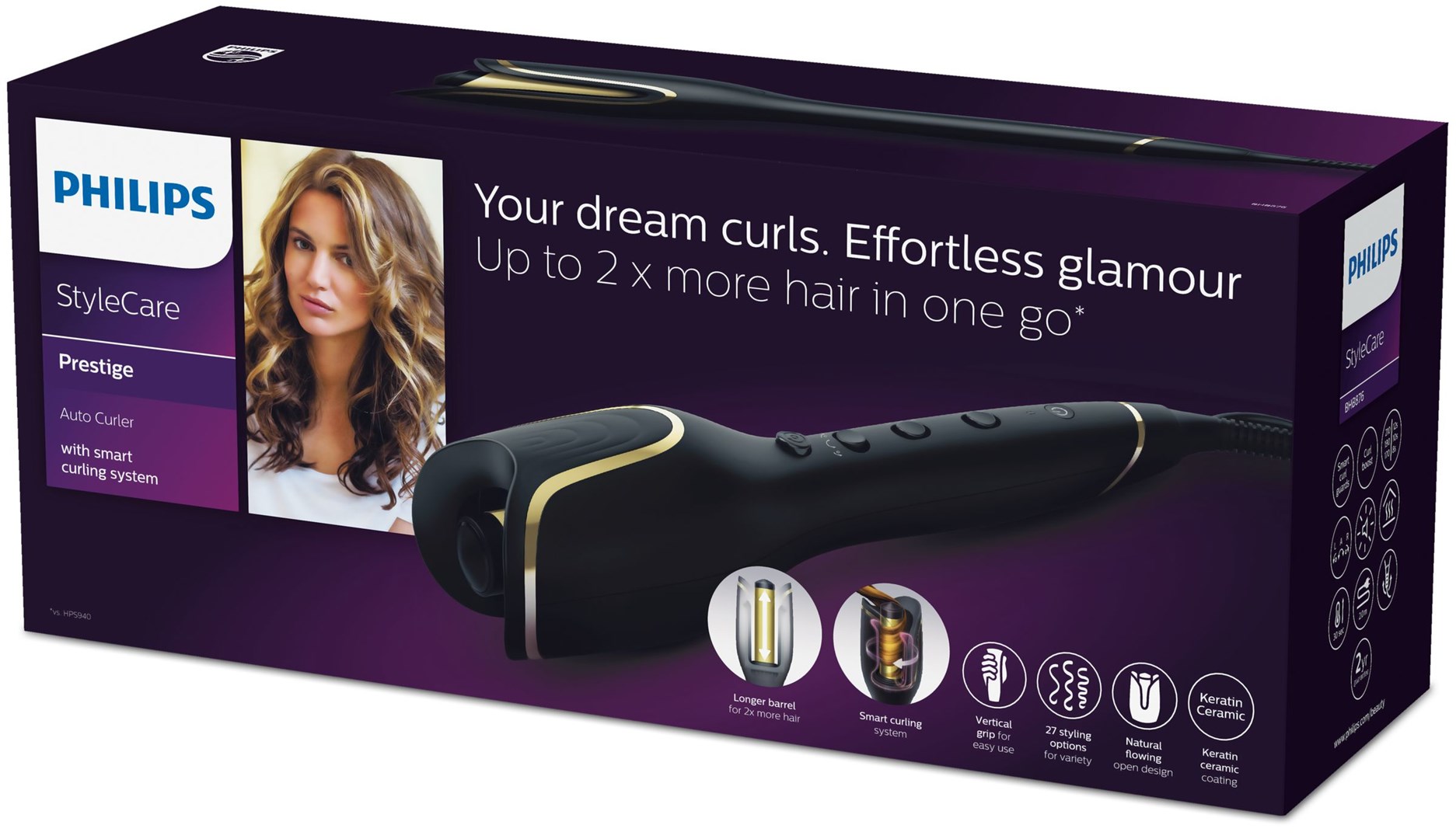 Philips StyleCare Prestige BHB876/00 Auto Curler - Afbeelding 4