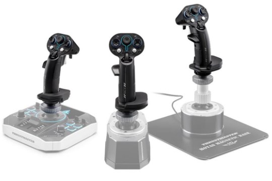 Thrustmaster Sol-R 3 AVA Add-On Grip Black USB Flightstick Analogue / Digital PC - Afbeelding 4