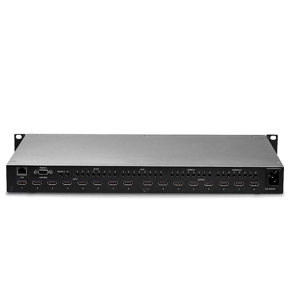 Lindy 8x8 HDMI 18G Matrix with Video Wall Scaling - Afbeelding 4