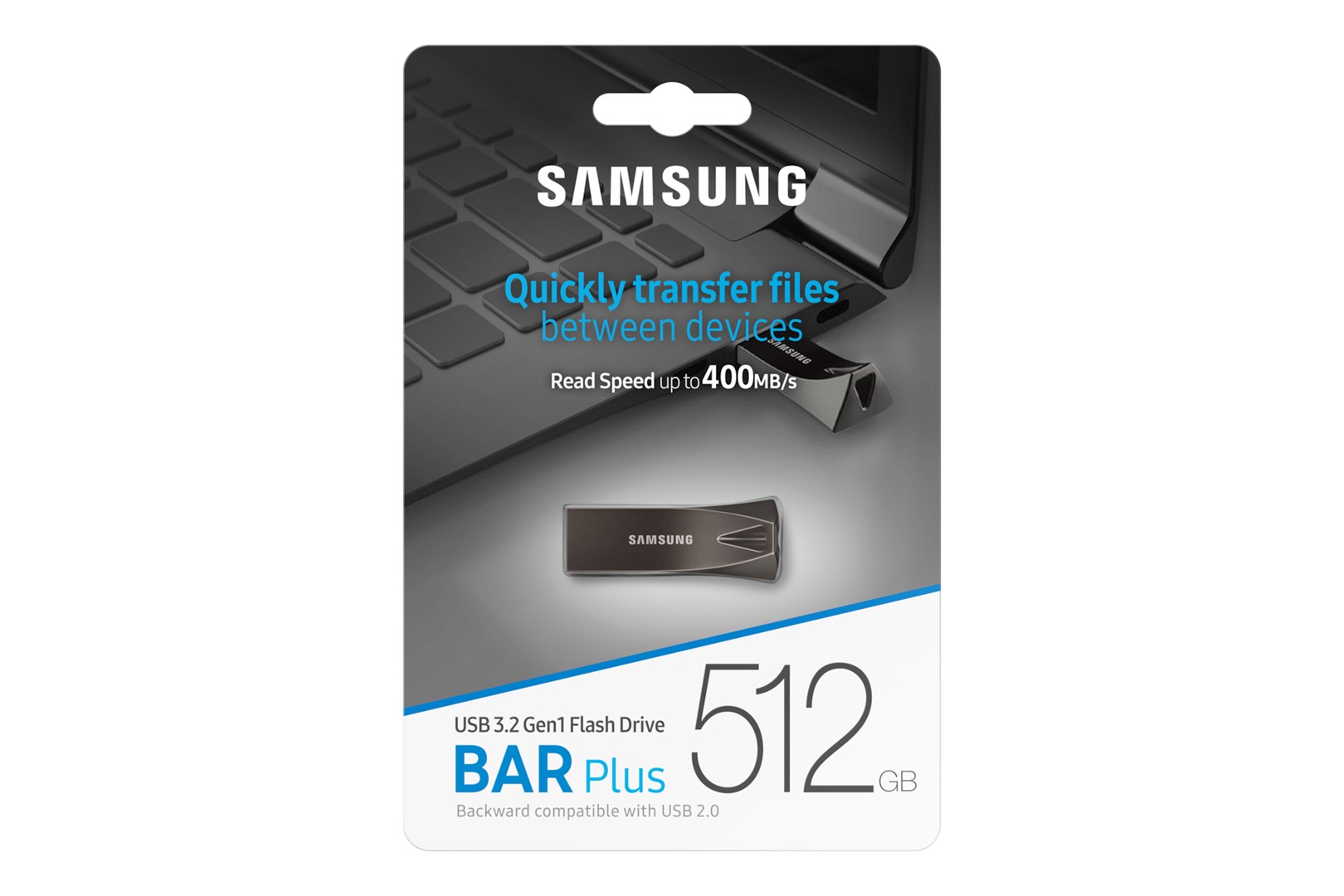 Samsung MUF-512BE USB flash drive 512 GB USB Type-A 3.2 Gen 1 (3.1 Gen 1) Grey - Afbeelding 7