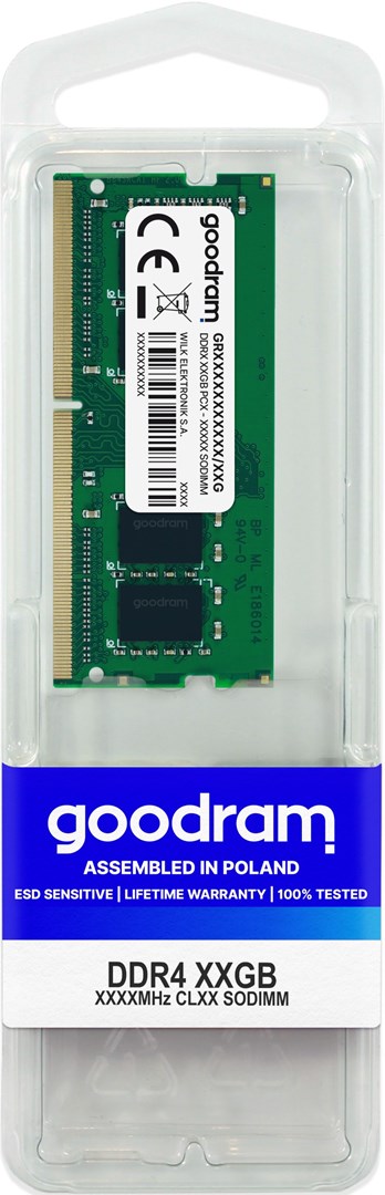 GOODRAM SO-DIMM DDR4 16GB 2666MHz CL19 - Afbeelding 3