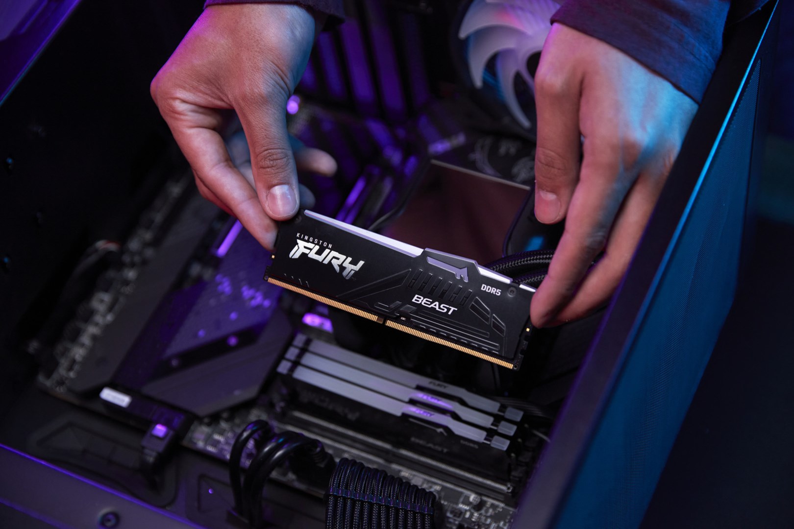 Kingston Technology FURY Beast 16GB 5200MT/s DDR5 CL40 DIMM RGB - Afbeelding 7