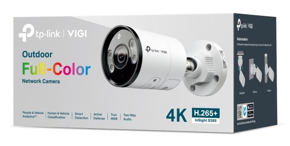 TP-Link INSIGHT S385 Bullet IP security camera Outdoor 3840 x 2160 pixels Wall - Afbeelding 4