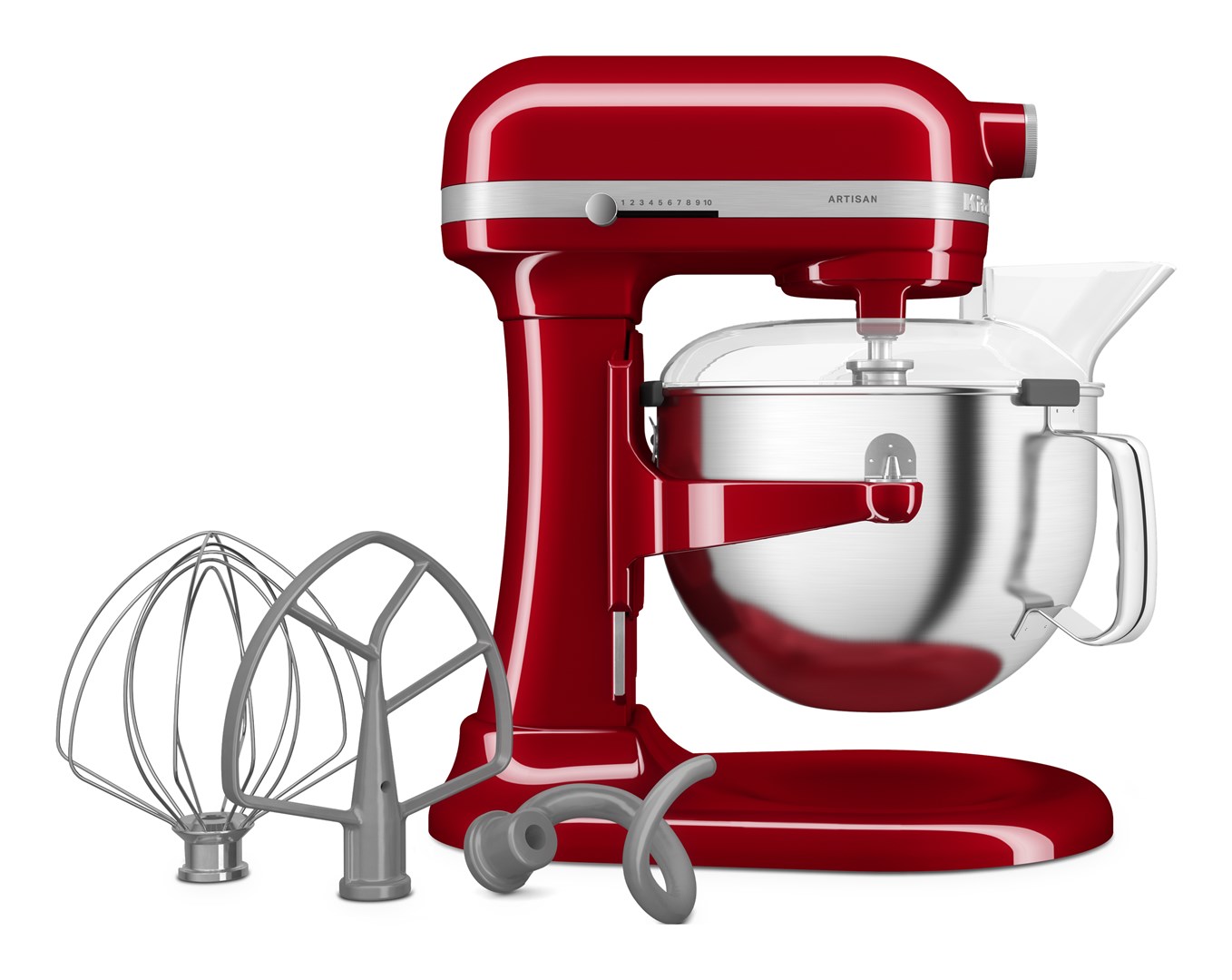 KitchenAid 5KSM60SPXEER Stand mixer 375 W Red - Afbeelding 2