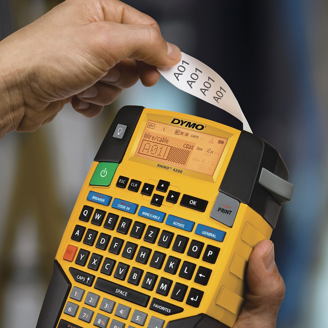 DYMO RHINO 4200 Labeler with QWERTZ Keyboard - Afbeelding 5