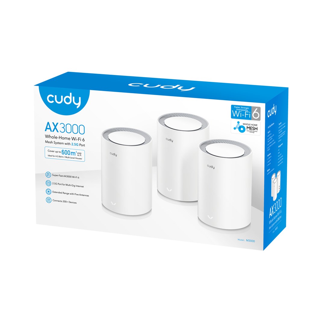 Cudy AX3000 Wi-Fi 6 Mesh 2.5G Solution - Afbeelding 4
